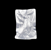 Sachet en plastique composite alimentaire à trois soudures latérales, pochette plate personnalisée pour bonbons, poudre et petits emballages alimentaires