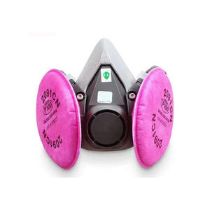Masker <span class=keywords><strong>Gas</strong></span> Respirator 2091 2097, penyaring debu katun sangat efisien - Product Image 1