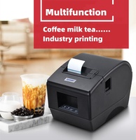 2-Inch Mini Desktop USB Thermal Label Bar Code Printer Desktop Label Makanan dan Minuman XP-237B 2-In-1 Penerimaan POS Kasir 58MM
