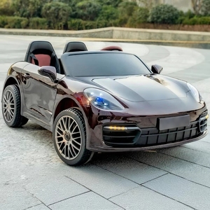 Çocuklar İçin 4 Tekerlekli Elektrikli Binilebilir Araba ABS Malzeme Akülü Uzaktan Kumandalı Renkli Işıklar Müzikli - Product Image 1