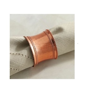 Divers Rond de Serviette de Bonne Qualité Porte-Serviettes Plaqué Or Forme Ronde Restaurant Décoration Salle à Manger Table Élégante Mariage - Product Image 1