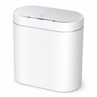 Poubelle intelligente ELPHECO à induction sans contact, automatique, écologique pour bureau et salle de bain, 2 styles