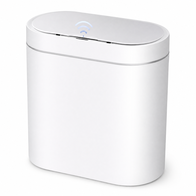 ELPHECO Smart Standing Trash Can Induction Touchless Automatic Eco-Friendly for Office & Bathroom 2 Styles