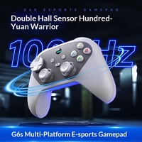 G6S Pengontrol Game Dual Hall Stick 6-Axis Turbo Macro Keys Gamepad Nirkabel untuk Switch Android IOS PC