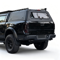 Capot rigide en alliage d'aluminium 4x4 tout-terrain pour benne de pick-up, étanche, pour cabine double, idéal pour l'aventure