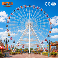 Grande Roue de 50 m pour Parc d'Attractions Extérieur, Équipement de Fête Foraine et de Parc Thématique