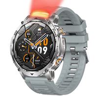Reloj Inteligente AK102 IP68 Resistente al Agua con Pantalla Táctil Android, Monitor de Oxígeno en Sangre, Carga Magnética y Pantalla IPS