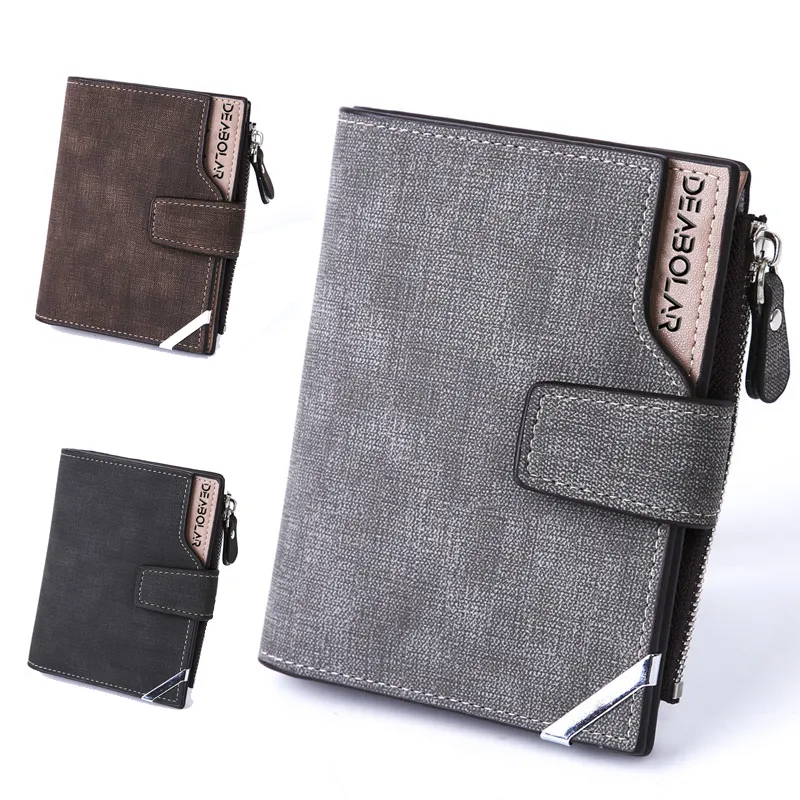 OEM carteiras-portas-cartoes-masculin vintage grey eco friendly custom purse vendors beg custom mens wallet card leather wallets