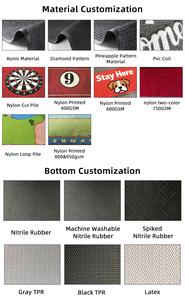사용자 정의 미끄럼 방지 기계 빨 고무 백킹 보트 트레일러 이층 바닥 매트 인쇄 로고 상업용 나일론 매트 - Product Image 5