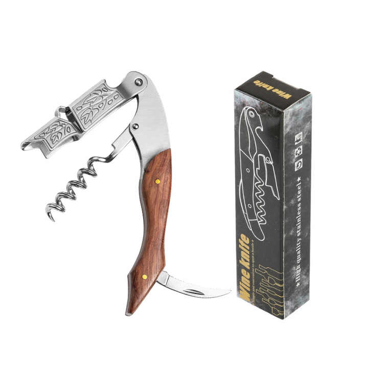 4 Pcs 4.8" Wine Openers Waiter Corkscrew Wine Bottle Opener, Green
