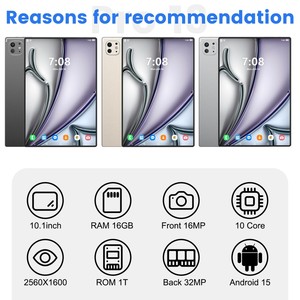 Hot bán 10.1 inch Pad Pro 13 Octa Core <span class=keywords><strong>Android</strong></span> 15 Ram 16GB Rom 1TB máy tính bảng với thẻ Sim kinh doanh máy tính bảng cho chuyên nghiệp - Product Image 3