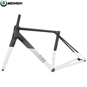 Cuadro de carbono 700C para bicicleta de carretera con eje de <span class=keywords><strong>pedalier</strong></span> T47, cableado interno completo, freno de disco, cuadro de bicicleta de carreras OEM - Product Image 1