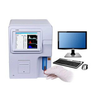 مختبر عيادة أمراض الدم محلل CBC آلة عداد خلايا الدم 3 أجزاء محلل أمراض الدم البيطرية - Product Image 4