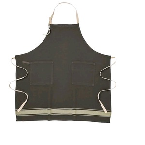 Tablier de cuisine 100% en coton biologique certifié GOTS pour ustensiles de cuisine Studio de cuisson domestique tabliers anti-saleté pour vêtements - Product Image 1