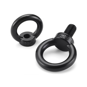 Écrous à œillets pour levage, acier inoxydable 304, zingué noir, avec écrous, M3 M4 M20, qualité standard A, pour la récolte automne - Product Image 1