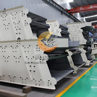Machine de criblage de sable vibrant robuste à haut rendement avec moteur et engrenage