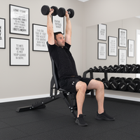 Banc de musculation multifonctionnel réglable en métal écologique pour la maison et la salle de sport commerciale
