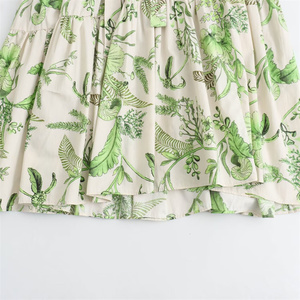 Abito Estivo da Donna SHENZHU, Nuova Collezione Aprile 2024, Vestito Midi con Stampa alla Moda e Cintura Dr. Chen, Manica Corta 2183058 - Product Image 5