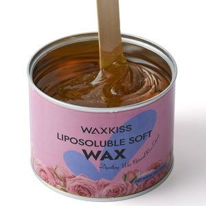 <span class=keywords><strong>Cera</strong></span> <span class=keywords><strong>depilatoria</strong></span> professionale Waxkiss OEM all'aloe vera 400g <span class=keywords><strong>con</strong></span> confezione in latta per la rimozione dei peli - Product Image 1