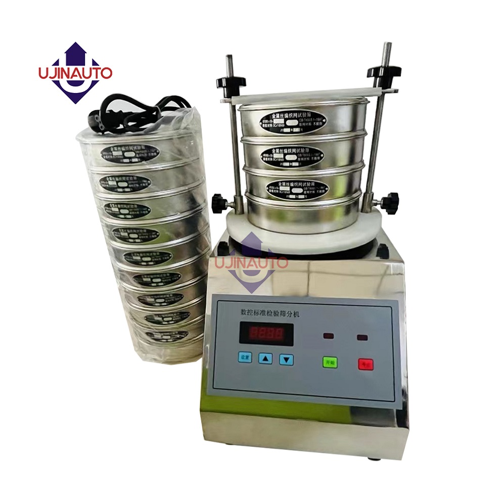 China 300mm Electric 100 Mesh Laboratory Soil Lactose Cement Fineness Powder Test Sieve Shaker