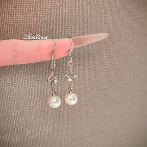 ต่างหูเงินแท้ 925 สำหรับของขวัญคริสต์มาส ดีไซน์เทศกาล ป้องกันอาการแพ้ บรรจุภัณฑ์ของขวัญรวมอยู่ด้วย ขายส่ง - Product Image 1