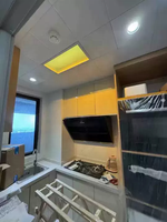 Panneau de plafond LED virtuel effet ciel bleu, lumière artificielle intérieure moderne à CRI élevé, IP54, encastré, pour fenêtre et toit