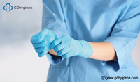 Gants en nitrile 4mil sans poudre bleu sans poudre 1000 PCs AQL 1.5 gants en nitrile d'examen
