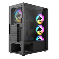 Armoire moyenne tour personnalisée EATX ATX Pc Gabinete mallettes d'ordinateur tours mallette de jeu de bureau armoire CPU