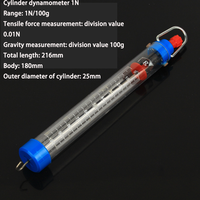 Jauge de force cylindrique 1ou 5N Jauge de force de traction cylindrique Échelle de ressort Kit d'expériences de physique Instruments d'enseignement