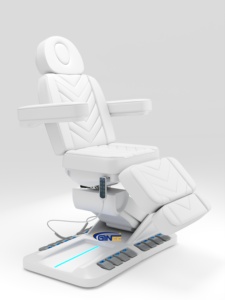 <span class=keywords><strong>Cama</strong></span> de Belleza Eléctrica Ajustable GINEE MEDICAL con Control Manual y de Pedales, Esponja de Alta Elasticidad, Tapicería de Cuero Impermeable - Product Image 5