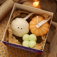 Großhandel Halloween-Themen Geschenkbox-Set Geister-Kürbis Aromatherapie-Kerzen Geschenkset