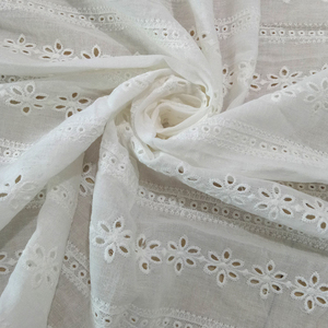 Tessuto <span class=keywords><strong>di</strong></span> pizzo personalizzato in stile Vintage con ricamo in <span class=keywords><strong>cotone</strong></span> <span class=keywords><strong>Organza</strong></span> Beige Crochet per abiti da sposa tessuto <span class=keywords><strong>di</strong></span> pizzo bianco Guipre - Product Image 5