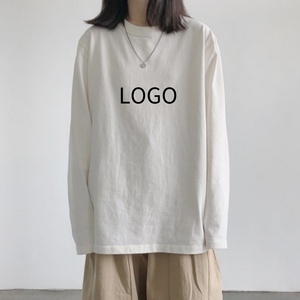 T-shirts à <span class=keywords><strong>manches</strong></span> <span class=keywords><strong>longues</strong></span> personnalisés grande taille pour femmes 2024 <span class=keywords><strong>coton</strong></span> lourd sur la taille T-<span class=keywords><strong>Shirt</strong></span> à <span class=keywords><strong>manches</strong></span> <span class=keywords><strong>longues</strong></span> pour les femmes dames - Product Image 1