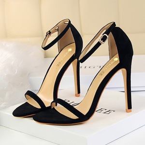 Women's Wedding <b>Closed</b> <b>Toe</b> High <b>Heel</b> Pump Shoes Summer Outdoor Rubber Outsole Anti-Slippery - Product Image 5