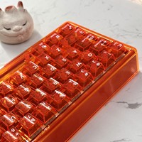 Teclado Transparente para PC con Montaje Gasket al 65%, PCB Intercambiable en Caliente, Placa de Policarbonato, Color/Logotipo Personalizado, Proveedor OEM