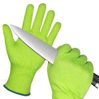 Gants de cuisine résistants aux coupures XINGYU, calibre 15, non enduits, HPPE EN388 niveau 5, compatibles avec les aliments, tactiles, pour couper les fruits, les légumes et la viande