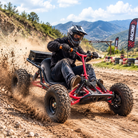 Kart électrique tout-terrain 1000W pour adultes avec moteur DC sans balais, vitesse maximale de 44 km/h, idéal pour l'extérieur