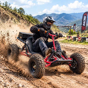 <span class=keywords><strong>Kart</strong></span> électrique tout-terrain 1000W pour adultes avec moteur DC sans balais, vitesse maximale de 44 km/h, idéal pour l'extérieur - Product Image 5