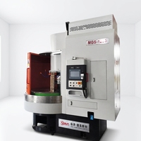 Meuleuse de surface verticale à broche rotative de haute précision MGS Auto pour plaquettes optiques semi-conductrices, verre et quartz