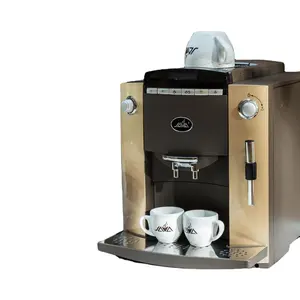 Máquina de café totalmente automática com moedor de grãos, leite frother