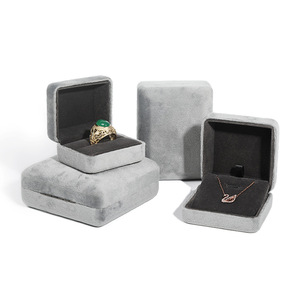 Estuche para Joyas, Caja para Anillos de Terciopelo de Calidad, Juego de Cajas Personalizadas de Lujo para Regalo de Joyería, Collares y Anillos - Product Image 3