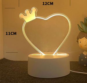 Xinrunjin société personnalisée Logo veilleuse acrylique bâtiment Design décoratif bureau Accent créatif marque cadeaux bureau décor - Product Image 1