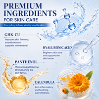 Crème Visage Anti-Rides Hydratante Légère au GHK-Cu et Vitamine B5 pour Peaux Matures, Marque Blanche, OEM