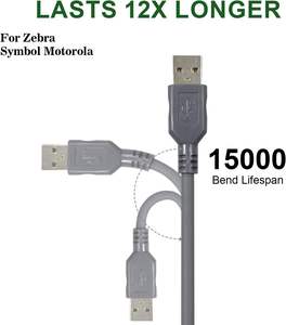 Cable Flexible Gris RJ45 a USB para Escáner de Código de Barras Symbol Motorola LS2208/DS2208/LS4208/LS4478/<span class=keywords><strong>DS9208</strong></span>/DS3578 CBA-U01-S07ZAR - Product Image 4