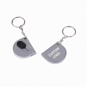 OEM Portable Envelop Cutter Retractable Safety Cutter Knife Plastic Keychain Mini Pocket Knife Letter Opener Promotion <b>Gift</b> - Product Image 1