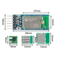 Module sans fil Dx-bt24w-a/s/m/t, port série, communication haute vitesse, transmission transparente, ble5.1, faible consommation d'énergie