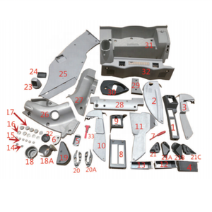 แผงตกแต่งภายในห้องโดยสารรถขุด สำหรับ Doosan Daewoo Hyundai Carter <span class=keywords><strong>Hitachi</strong></span> Komatsu Sany - Product Image 5