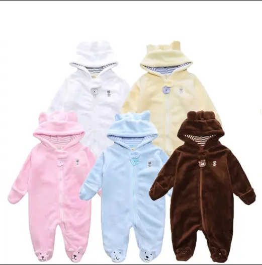 2023 hot sale wholesale long sleeve 100% cotton newborn baby clothes unisex baby romper body bodysuit for baby