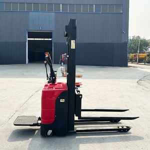 इलेक्ट्रिक पैलेट स्टेकर संकीर्ण गलियारे 1500 किलोग्राम 1.5 टी स्मार्ट पोर्टेबल हाथ लिथियम आयन बैटरी 3-9 मीटर उठाने ऊंचाई वाले गोदाम - Product Image 1