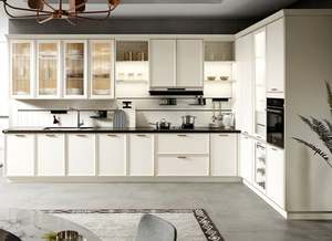 Armoire modulaire RTA à cadre ultra-fin, style shaker blanc, tiroir, panier, vente en gros, panneau mélaminé, porte en acrylique, dosseret - Product Image 3